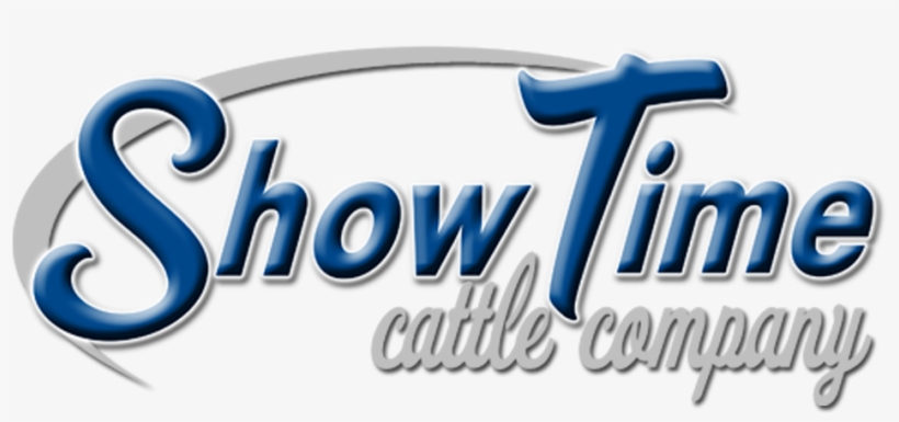 Show Time Cattle Company - Electric Blue, transparent png download