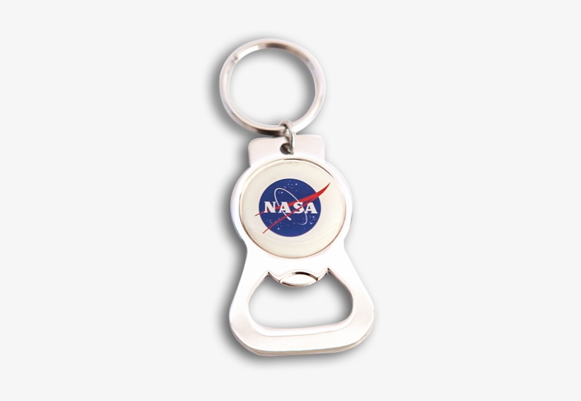 Nasa Bottle Opener Keychain - Nasa Silver Oval Necklace, transparent png download