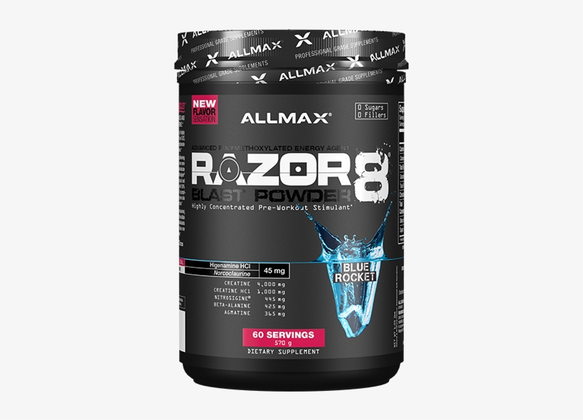Buy Now - Allmax Razor 8 Pre Workout, transparent png download