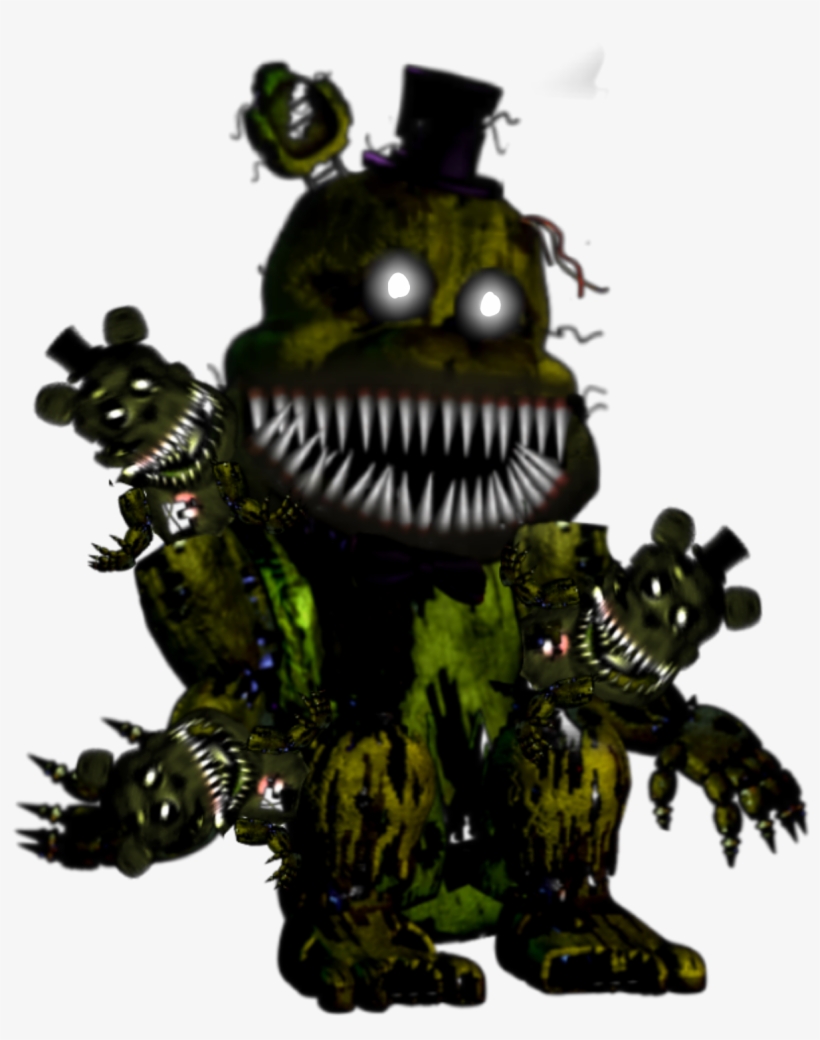 Nightmare Golden Freddy Version Png Golden Freddy Nightmare - Five Nights At Freddy's, transparent png download