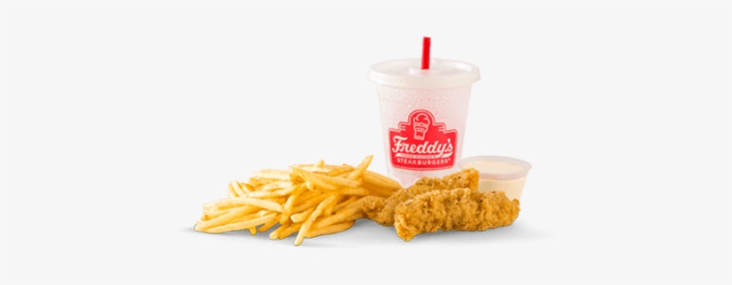 Freddy's Frozen Custard Kid's Chicken Strips - Freddys Steakburgers Kids Meal, transparent png download