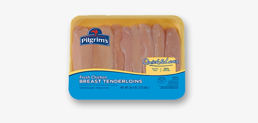 Quick & Lean Breast Tenderloins - Chicken Tenderloin Package, transparent png download