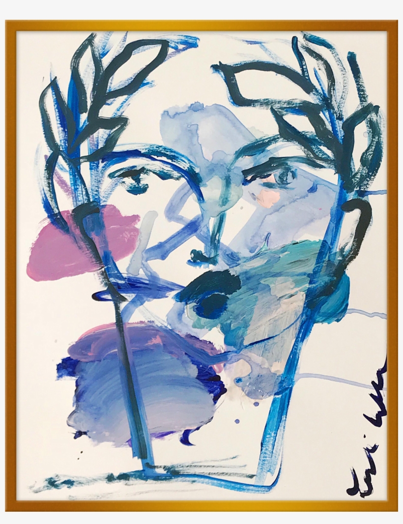 Giclée On Textured Fine Art Paper With Gold Frame - Artist, transparent png download