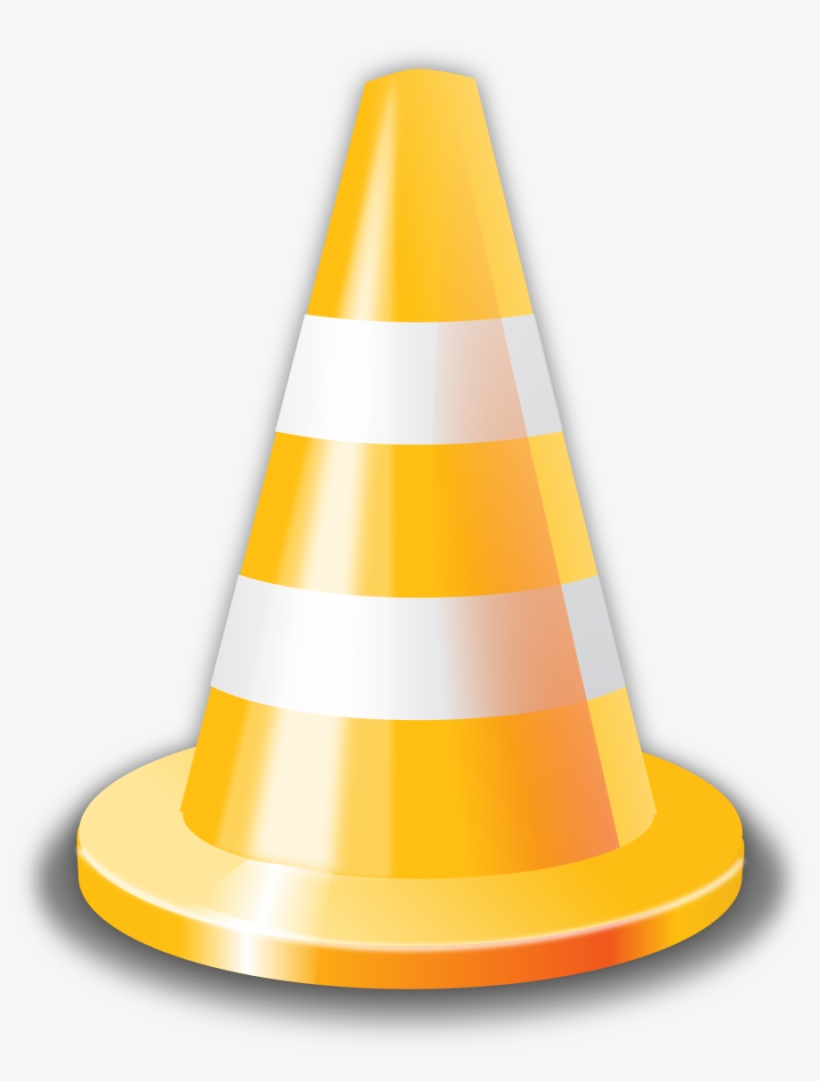 Open - Yellow Cone Clipart, transparent png download