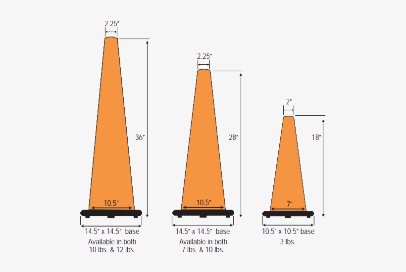 Download Cone Specifications Traffic Cone Standard Sizes