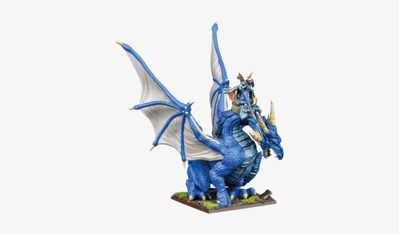 Kings Of War - Kings Of War Basilean High Paladin On Dragon, transparent png download