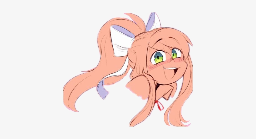 Monika Ddlc Dokidokiliteratureclub - Monika Ddlc, transparent png download