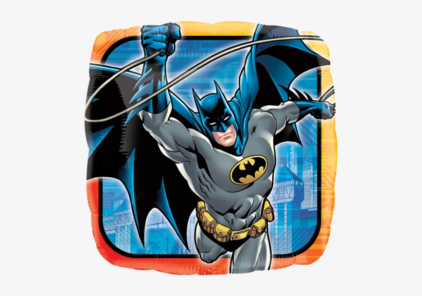 18" Batman Comics Square Foil Balloons - Batman Balloon, transparent png download