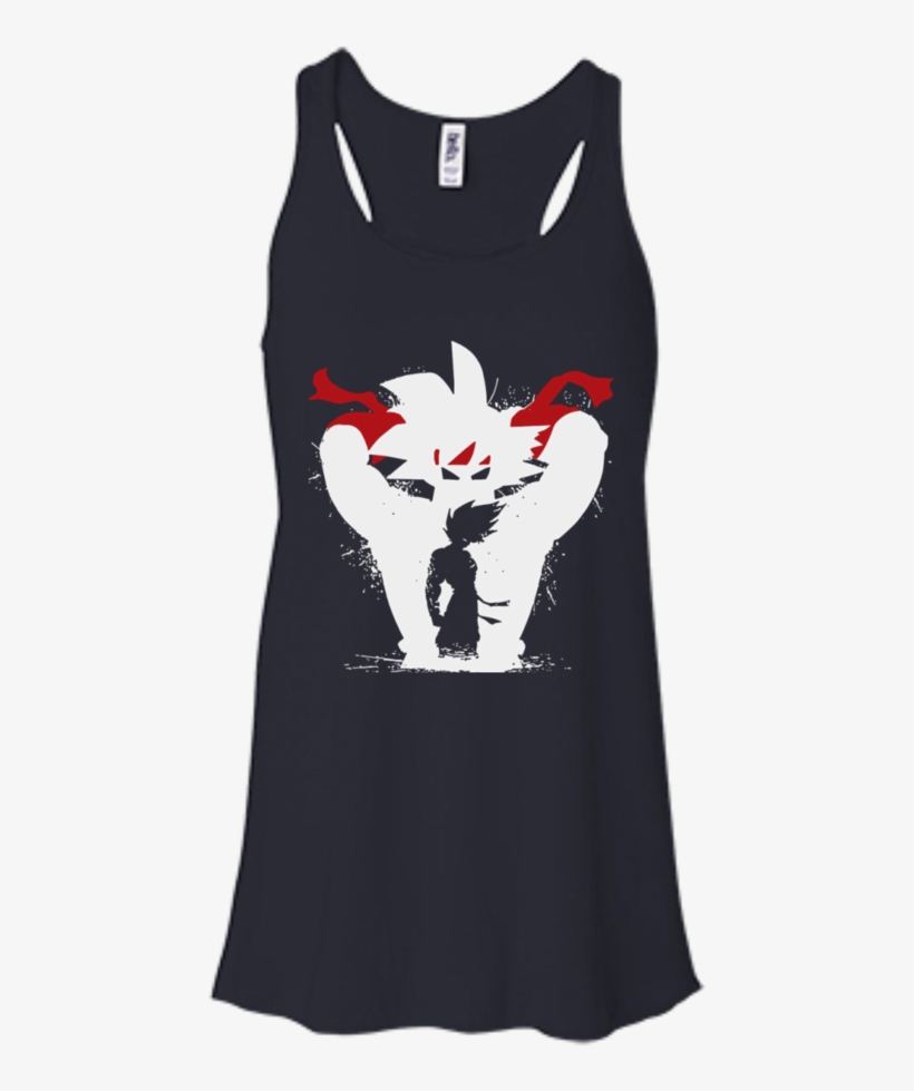 Customcat Apparel Bella Canvas Flowy Racerback Tank - Shirt, transparent png download