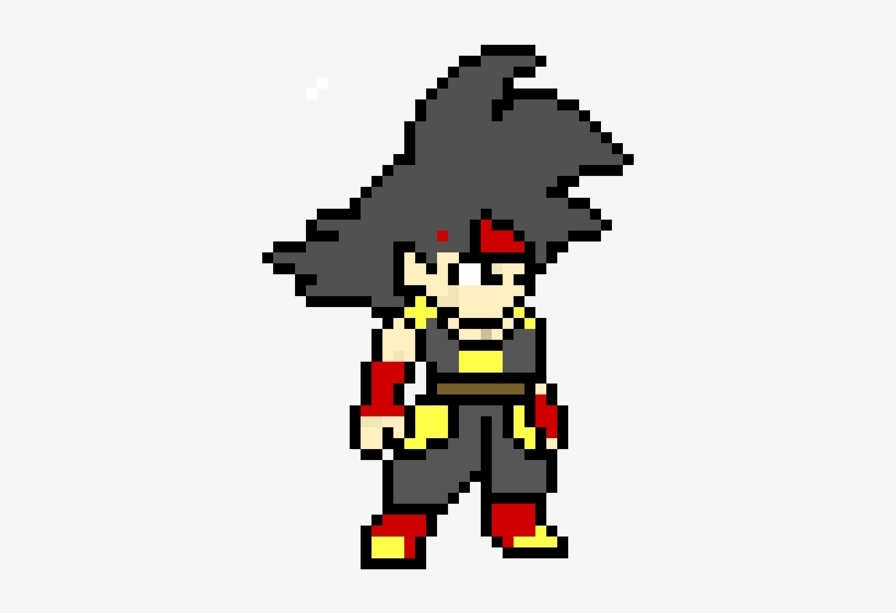 Bardock - Pixel Art, transparent png download