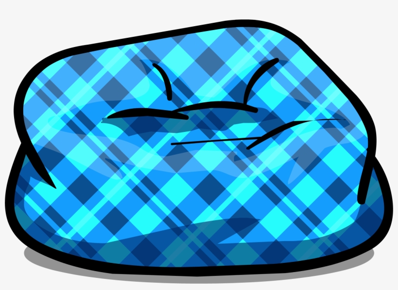 Custom Furniture - Club Penguin Bean Bag Chair, transparent png download