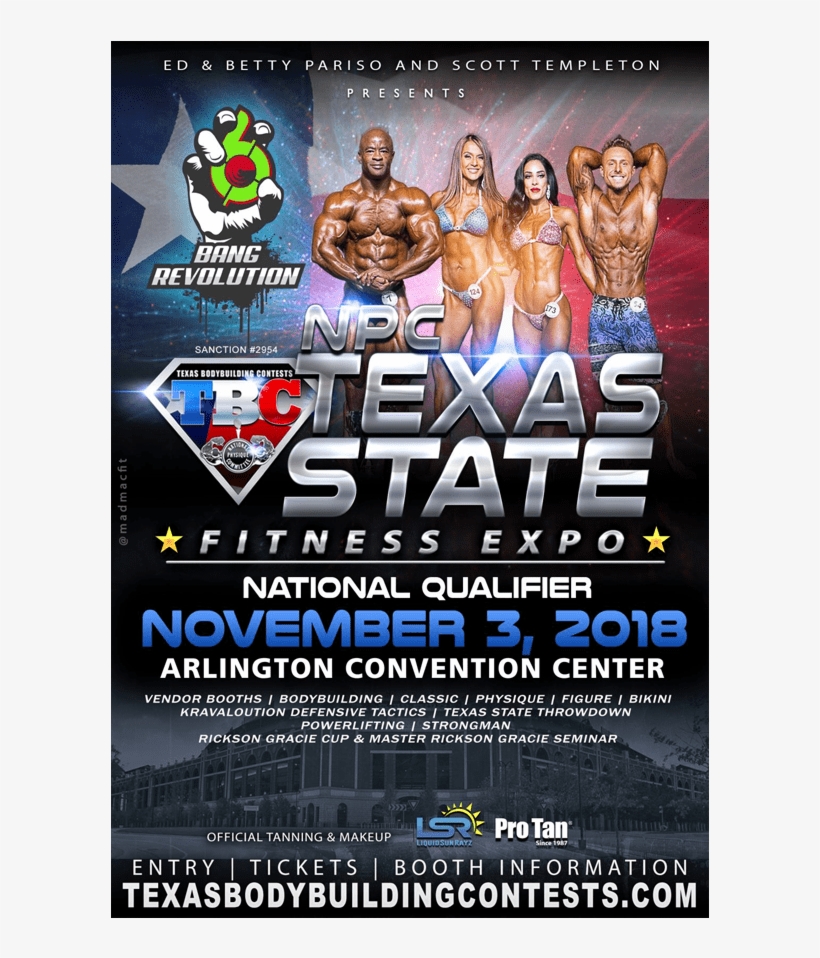 Npc Texas State Fitness Expo - Texas, transparent png download