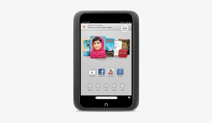 Nook Hd - Wi-fi - 8 Gb - 7" - Smoke, transparent png download