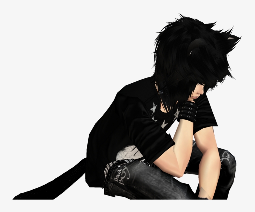 Png Transparent Download Neko By Menmakurosaki On Deviantart - Neko Gothic Boy, transparent png download