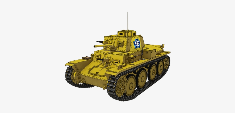 Golden 38 - Girls Und Panzer Panzer 38t, transparent png download