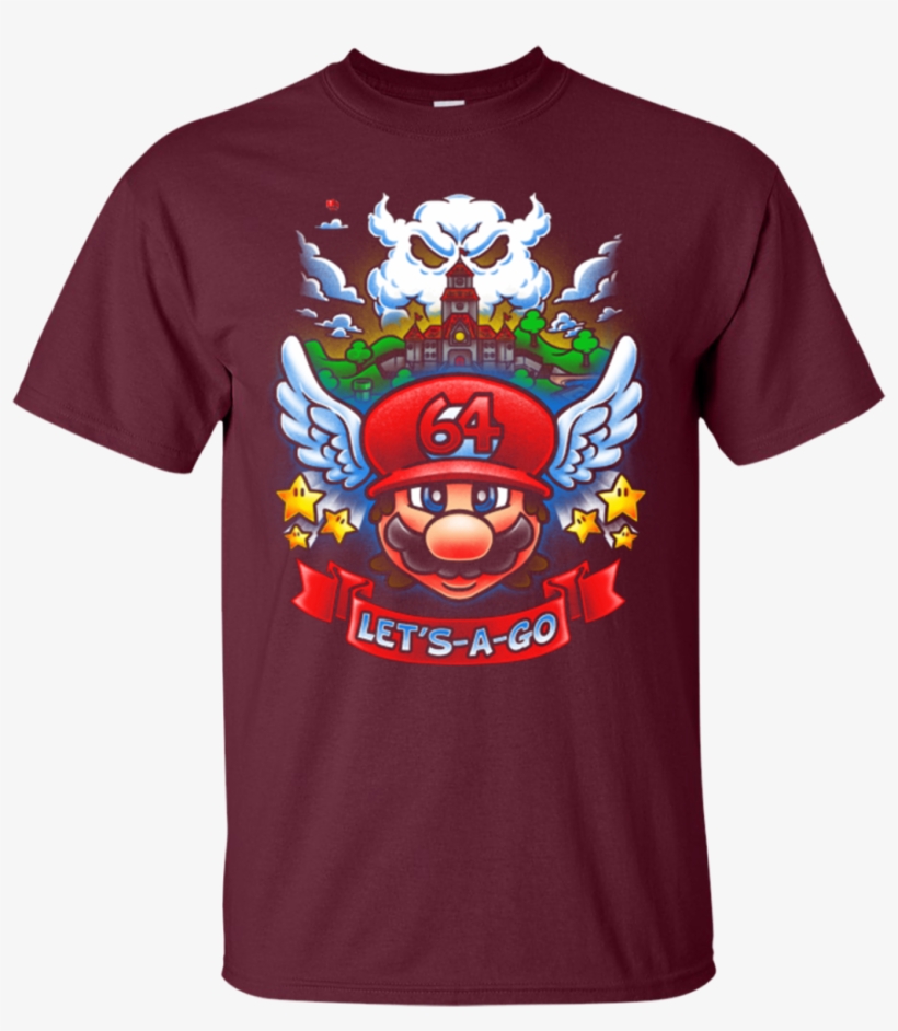 Mario 64 Tribute T-shirt - Redhead T Shirts, transparent png download