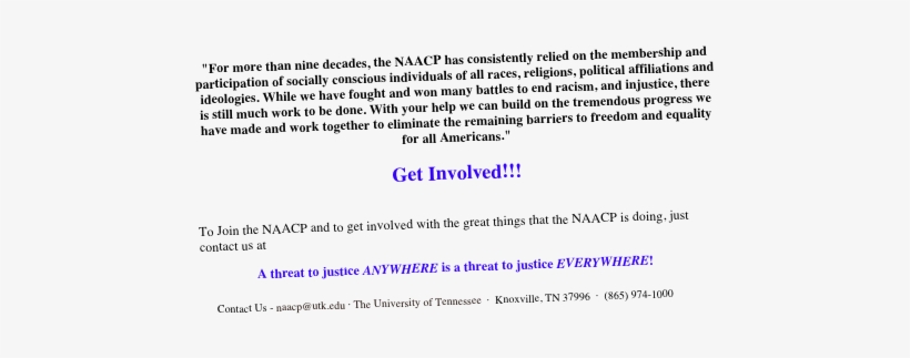 "for More Than Nine Decades, The Naacp Has Consistently - Naacp, transparent png download