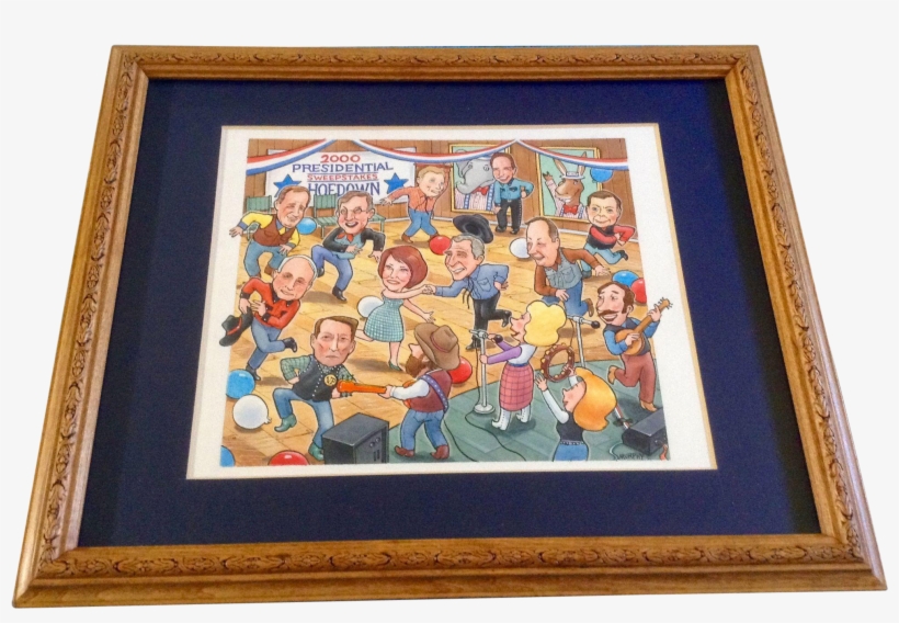 George Bush, John Mccain Presidential Sweepstakes Hoedown - George W. Bush, transparent png download