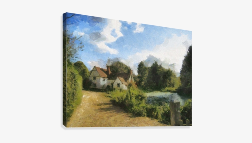 Suffolk Landscape John Constable Canvas Print - John Constable, transparent png download