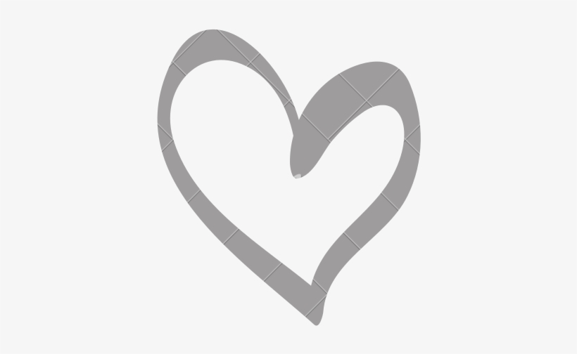 Pin Scribble Heart Clipart - Illustration, transparent png download