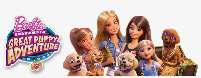 Brb Explore Greatpuppyadventure V2 Tcm718-117118 - Barbie / Barbie & Her Sisters In The Great Puppy, transparent png download
