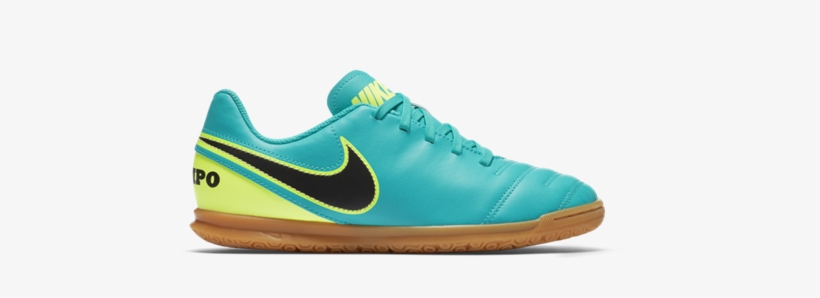 Nike Clear Jade Junior Tiempo Rio Indoor Soccer Shoe - Nike Jr Tiempo Rio Iii Ic - Jade / Black, transparent png download