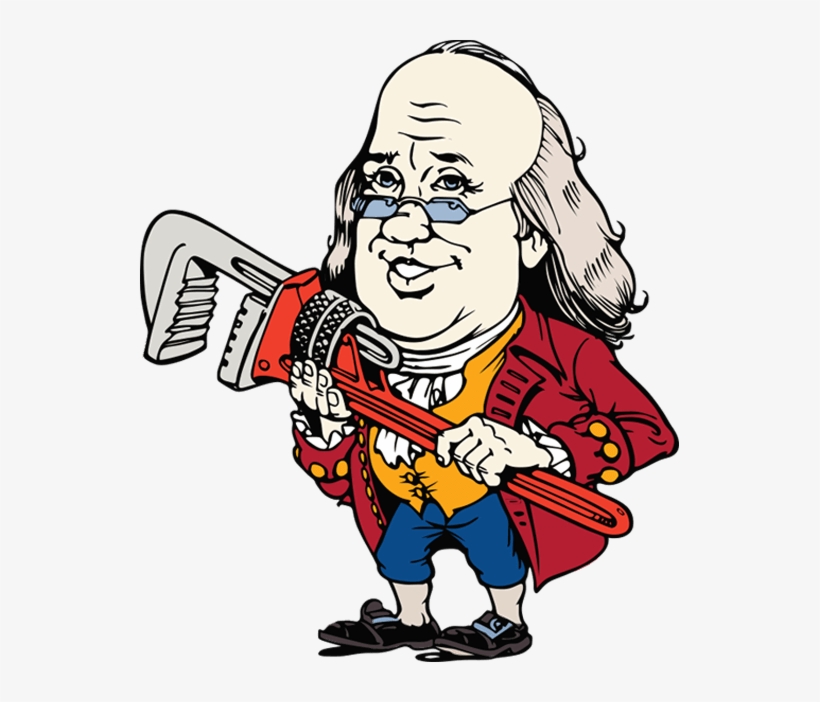 Benjamin Franklin Clipart At Getdrawings - Benjamin Franklin Plumbing, transparent png download