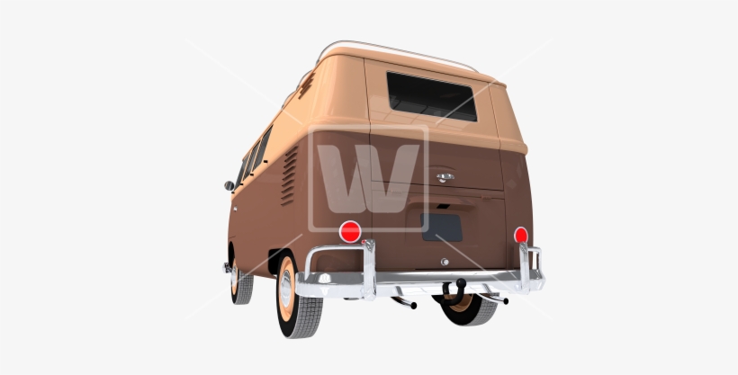 Vintage Camper Rear Png - Samba, transparent png download