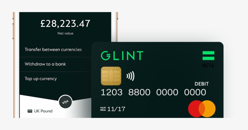 London-based Glint Has Been Pretty Stealthy About What - Glint Debit Card, transparent png download