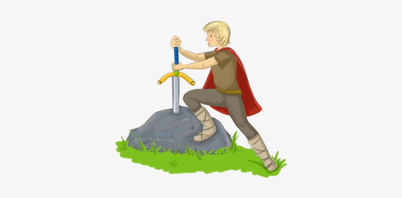 King Arthur Pulling The Sword, transparent png download
