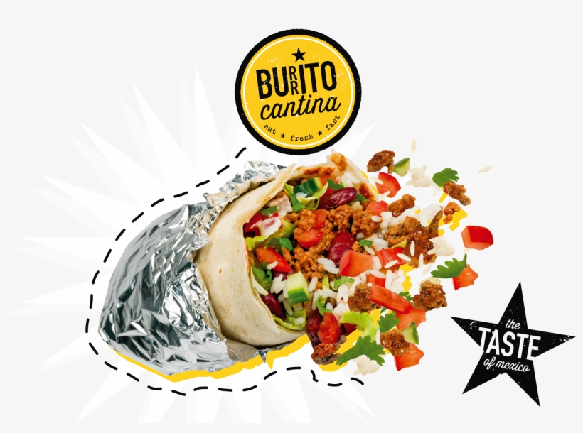 Burrito Cantina Chicken Branding - Burrito, transparent png download