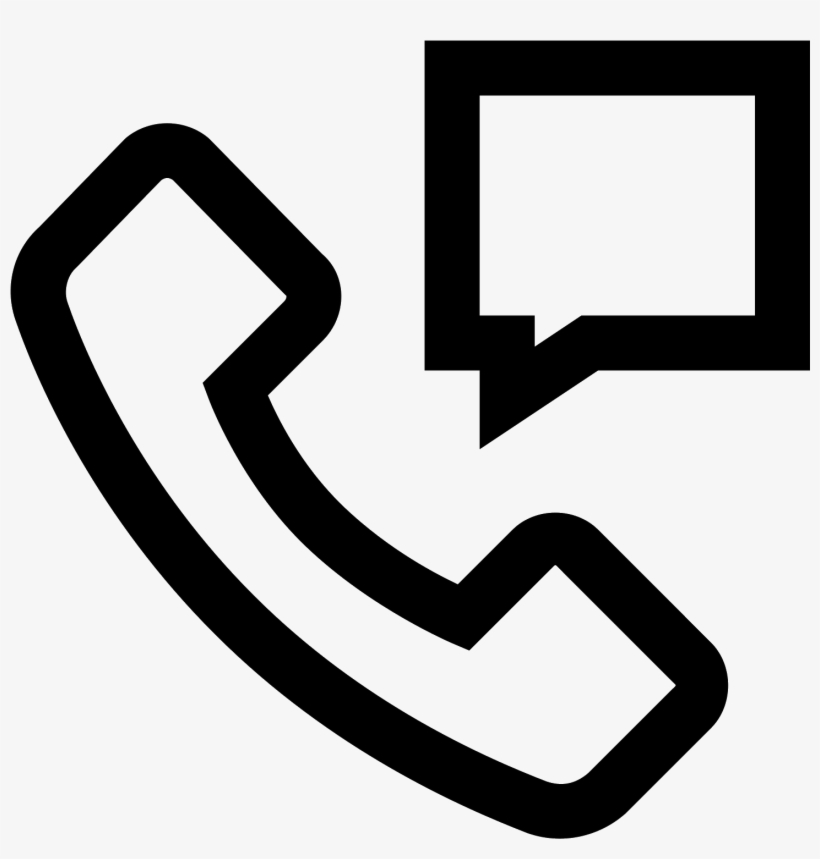 Mensaje De Telefono Icon - Blue Phone Icon, transparent png download