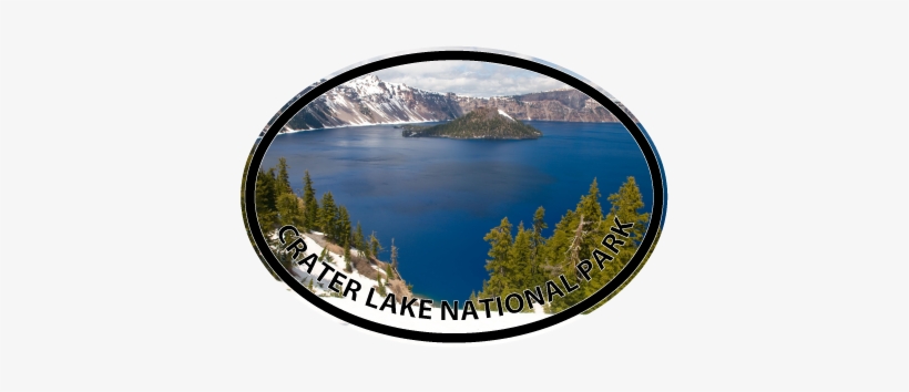 Crater Lake In Winter - Crater Lake, transparent png download