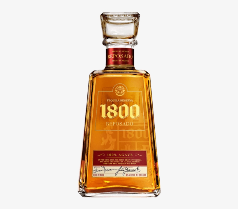 1800 Silver Tequila 750ml, transparent png download