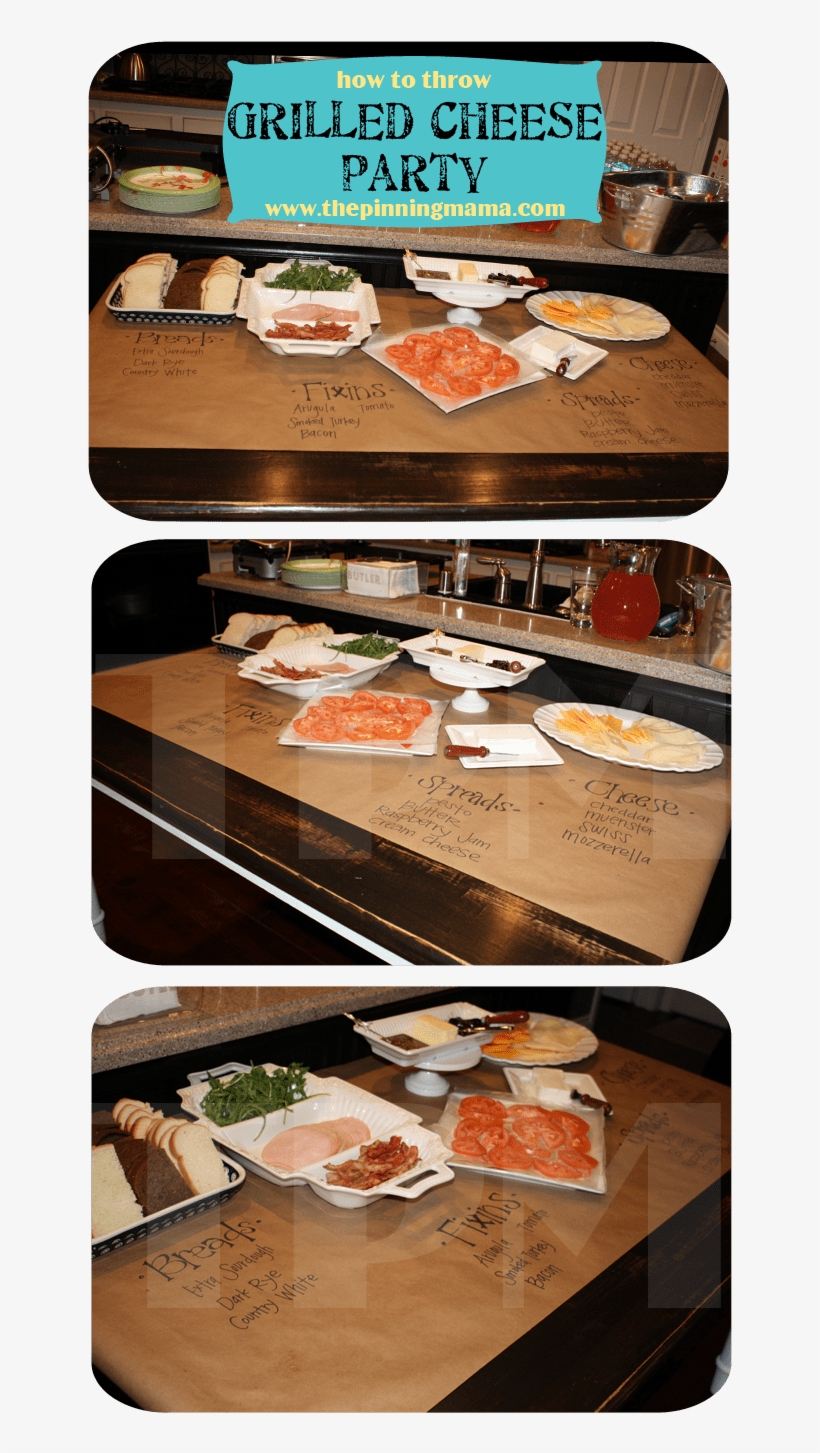 Grilled Cheese Party, Group Party Ideas, Interactive - Cheese Sandwich, transparent png download