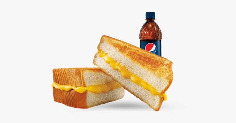 Grilled Cheese Sandwich - Pepsi - 20 Fl Oz Bottle, transparent png download