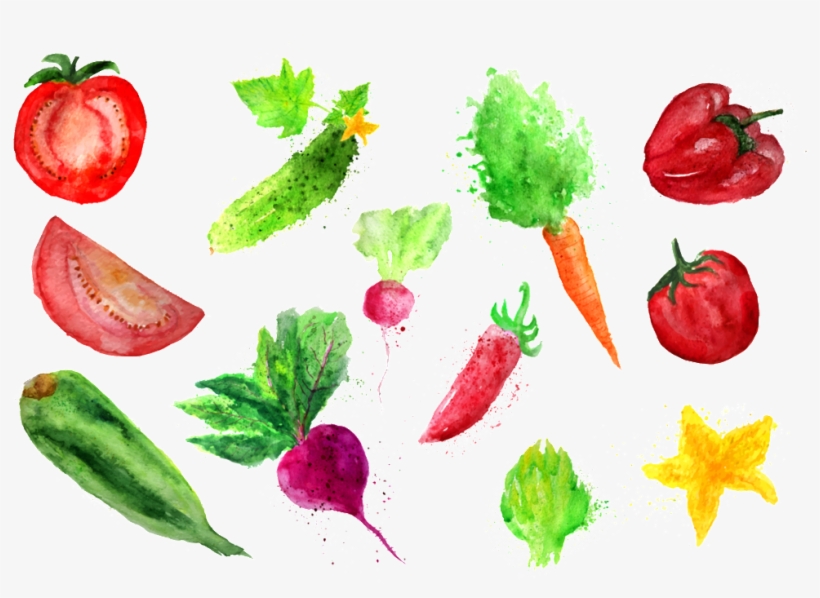 Fruit And Vegetable Crops Cartoon Transparent - Vegetable, transparent png download