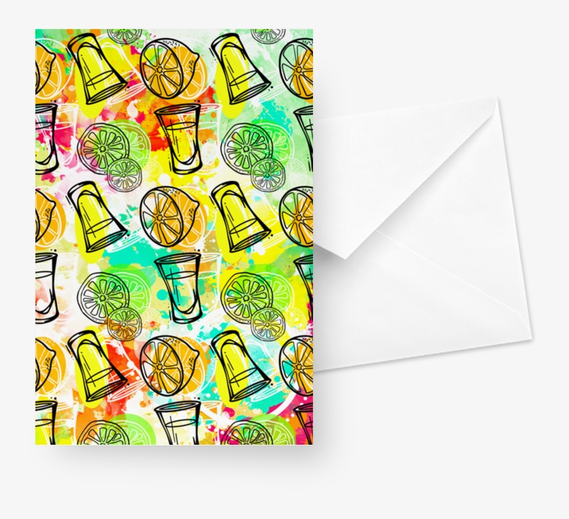 Cartão Viva La Tequila De Golo Designna - Doodle, transparent png download