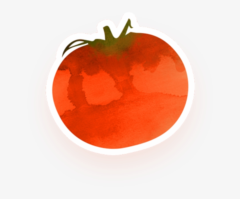 Tomatoes Clipart Watercolor - Plum Tomato, transparent png download
