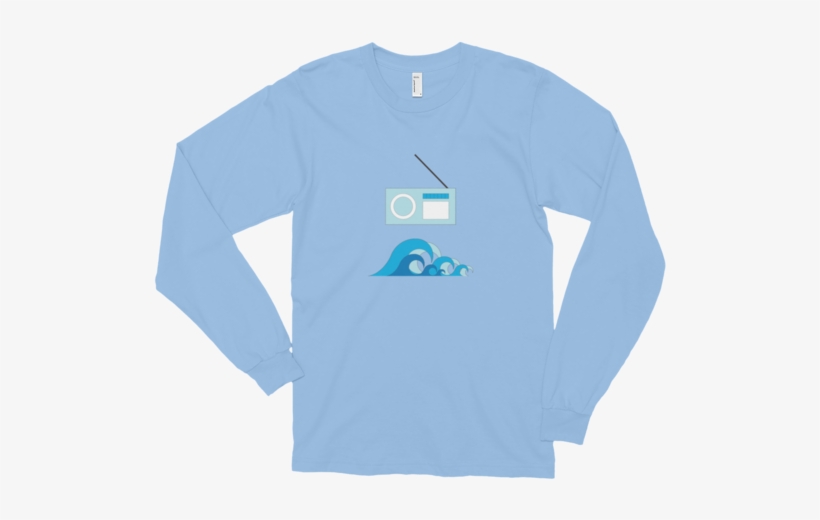 Radio-waves Long Sleeve - Stoney Mens Long Sleeve, transparent png download