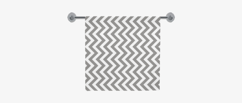 Chevron Zigzag Black & White Transparent Bath Towel - Koleksiyon Dervish Zigzag Siyah Mat Altın 6 Lı Çay, transparent png download