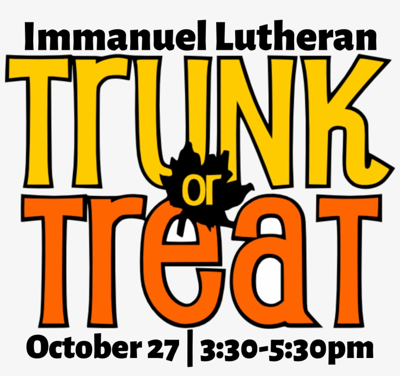 Trunk Or Treat Registration Now Open - Halloween Trunk Or Treat Clip Art, transparent png download