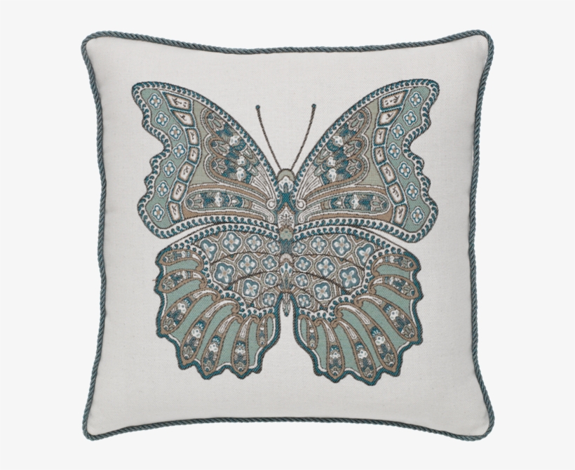 Elaine Smith Mariposa Lagoon Corded Pillow, transparent png download