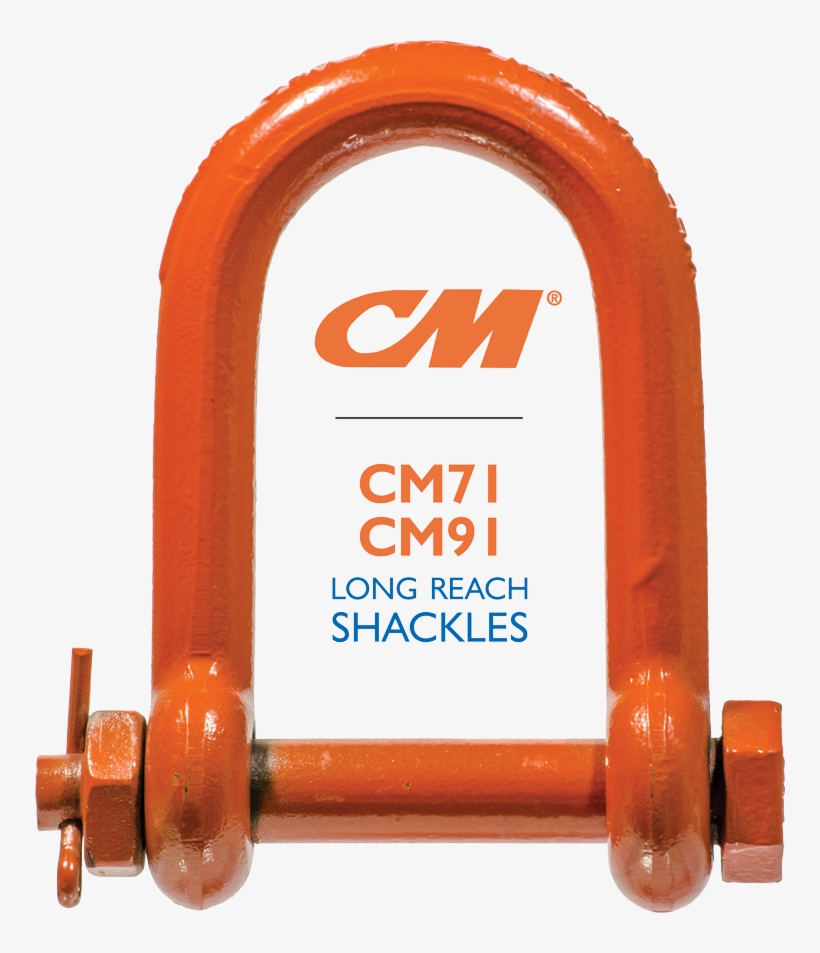Cm91 Long Reach Shackle - Cm M347g Anchor Shackle,round Pin,2000 Lb., transparent png download