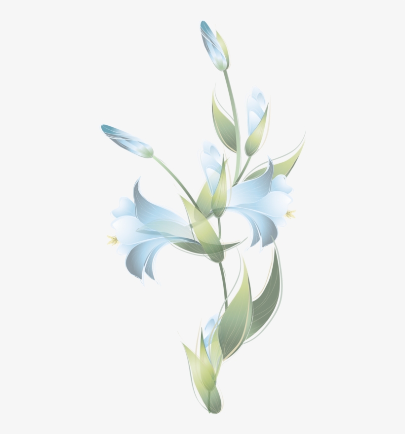 Tubes Fleurs - Marco De Flores Azucenas, transparent png download