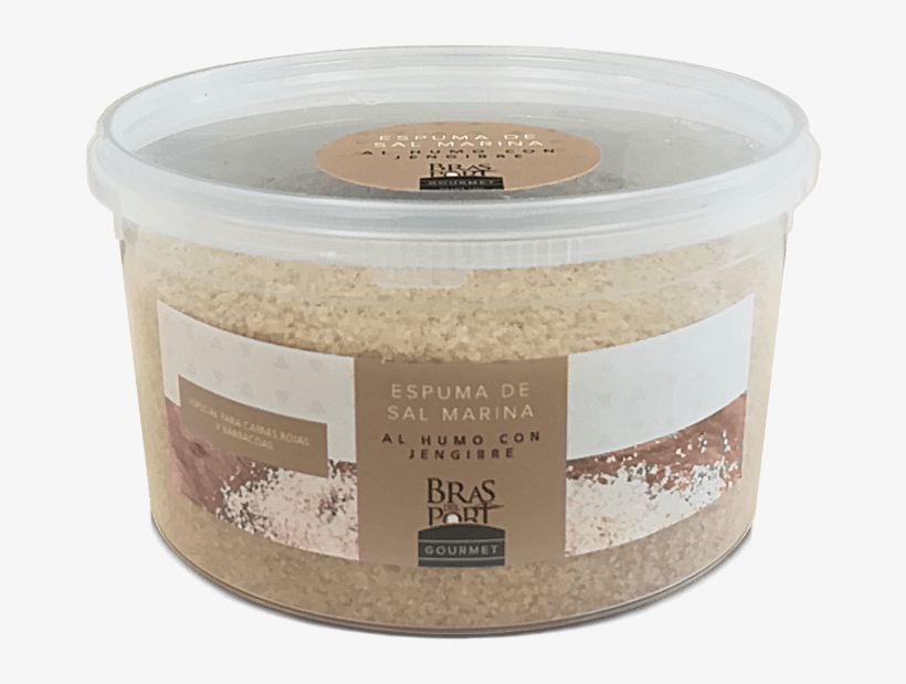Cubo De Espuma De Sal Marina Ahumada Con Jengibre 600 - Dessert, transparent png download
