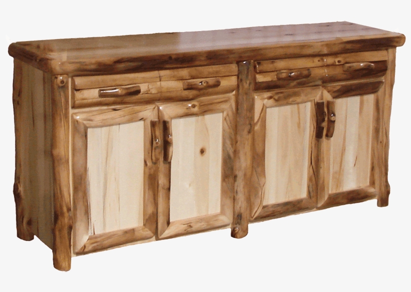Aspen Log Buffet - Buffet, transparent png download