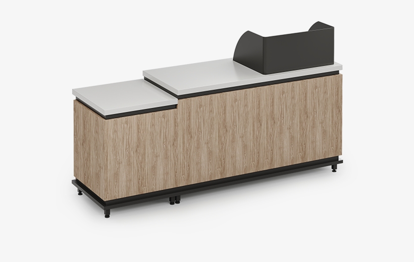 Cashwrap Counter With Privacy Surround - Couch, transparent png download