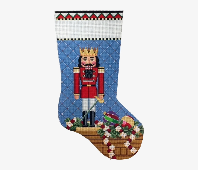 Needlepoint Christmas Stocking, transparent png download
