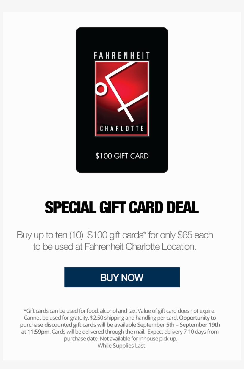 Giftcard-deal - Fahrenheit, transparent png download